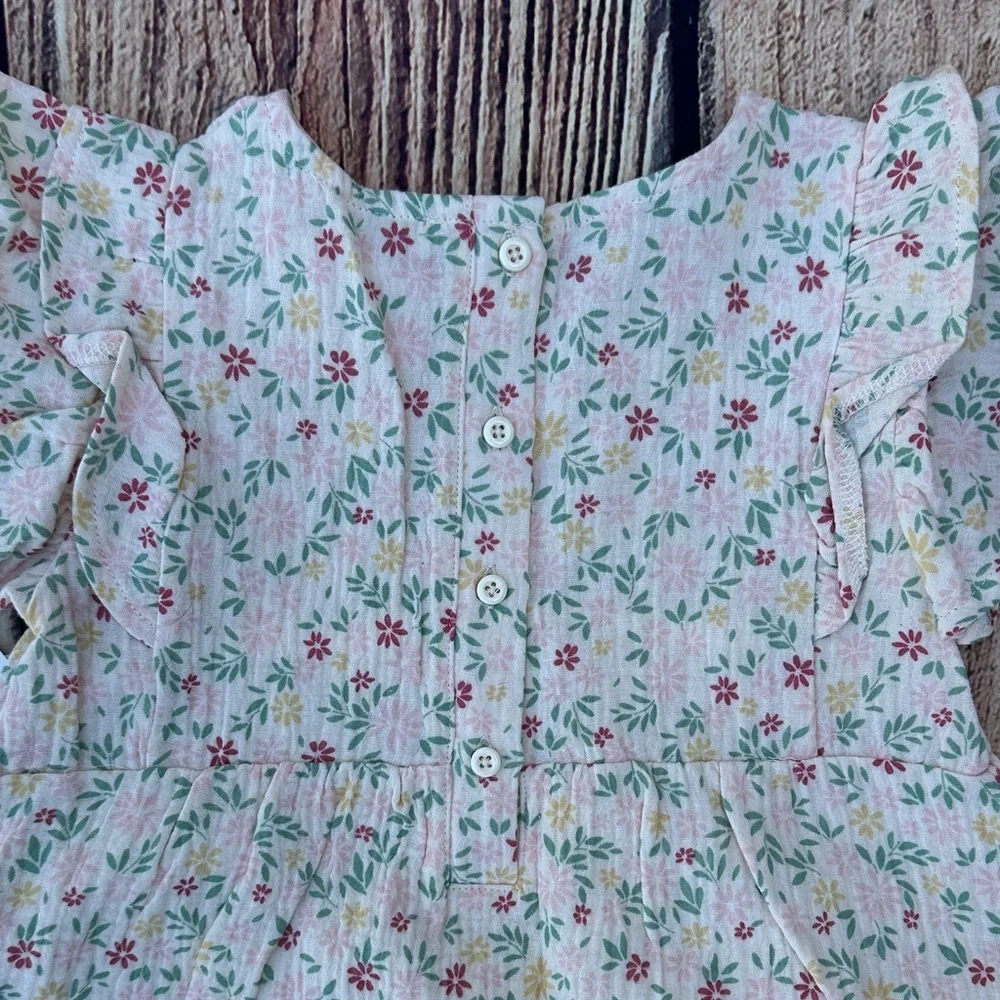 Chelsea & Violet Pink Floral Kids Dress